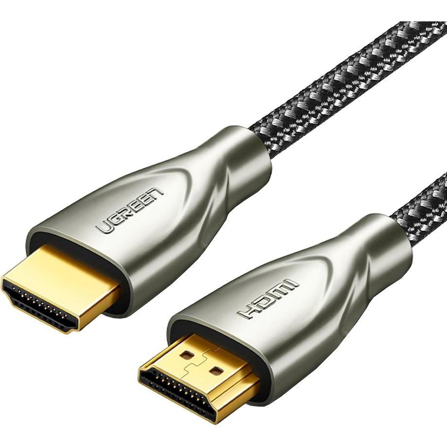 UGREEN HD131 HDMI Carbon Fiber Zinc Alloy Cable 3m Gray (50109) - зображення 1