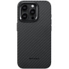 Pitaka MagEZ Case Pro 4 Twill 1500D Black/Grey for iPhone 15 Pro Max (KI1501PMP) - зображення 1