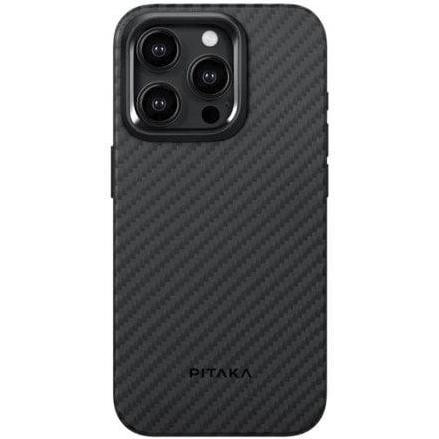 Pitaka MagEZ Case Pro 4 Twill 1500D Black/Grey for iPhone 15 Pro Max (KI1501PMP) - зображення 1