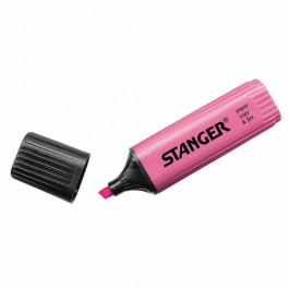   Stanger Маркер текстовый Stanger 1-5 мм розовый MARKER-TXT-ST-FLAT-P