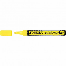   Stanger Маркер перманентный Stanger 2-4 мм Paint желтый MARKER-PER-ST-M400-Y