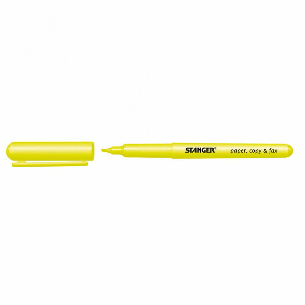 Stanger Маркер текстовый Stanger 1-3 мм желтый MARKER-TXT-ST-PEN-Y - зображення 1