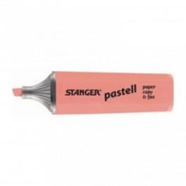   Stanger Маркер текстовый Stanger 1-5 мм пастель красный MARKER-TXT-ST-PAST-R