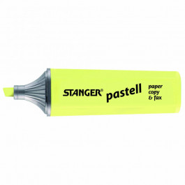   Stanger Маркер текстовый Stanger 1-5 мм пастель желтый MARKER-TXT-ST-PAST-Y