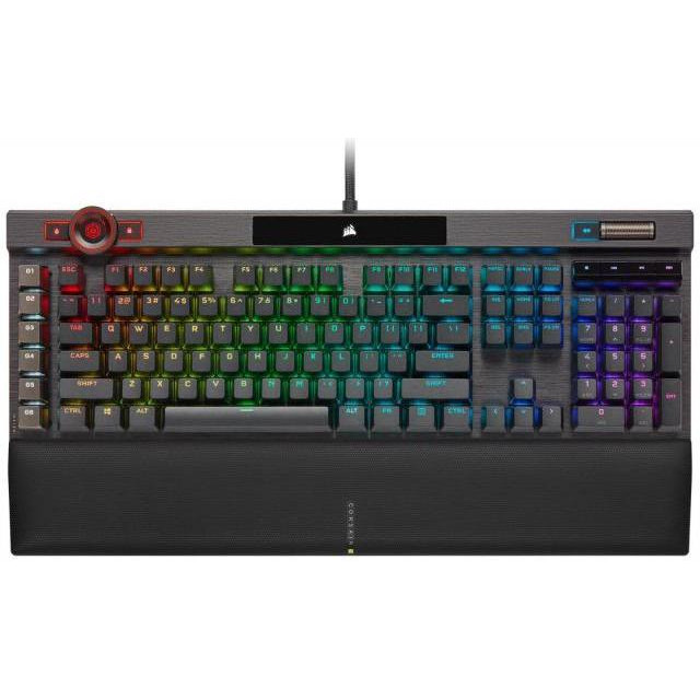 Corsair K100 RGB Optical Mechanical Gaming Keyboard Black (CH-912A01A-NA) - зображення 1