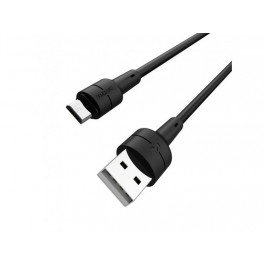   Borofone BX30 Silicone microUSB 1m Black (BX30MB)