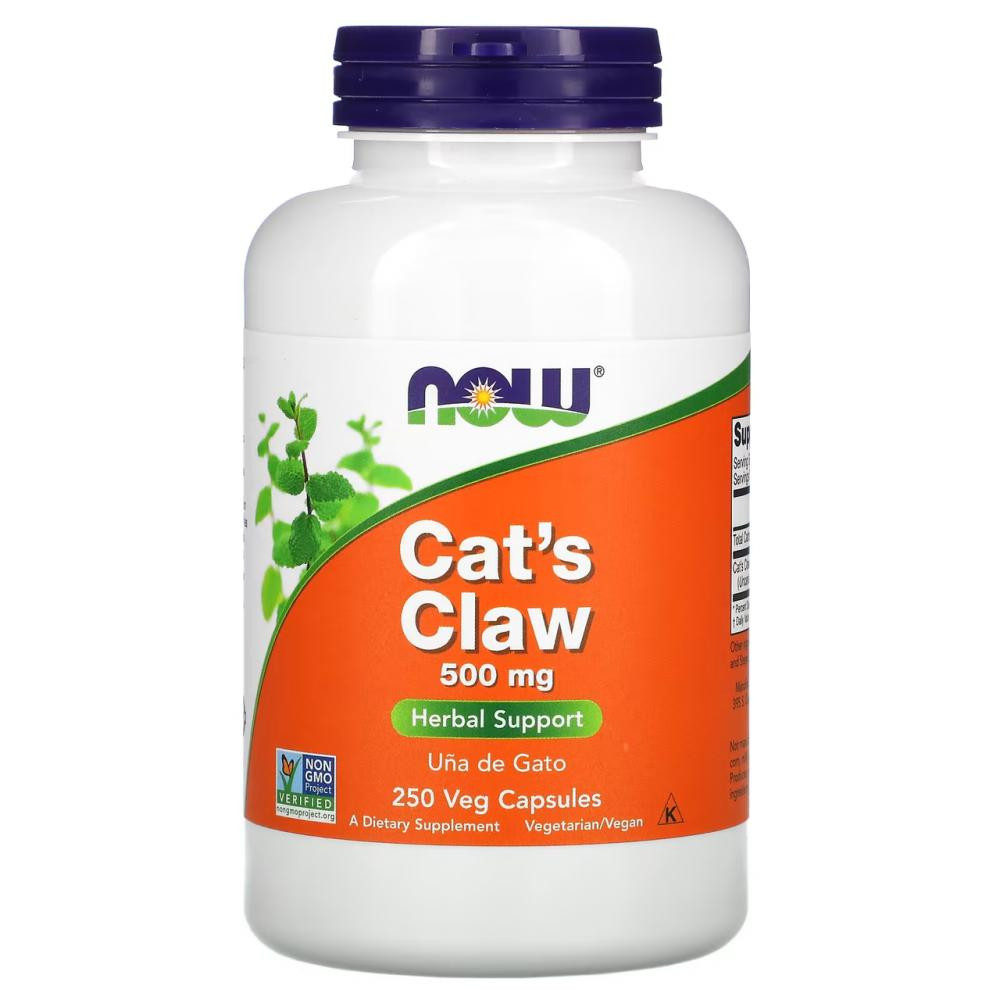 Now Cat's Claw 500 mg  250 Сaps (Котячий кіготь) - зображення 1