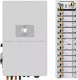   Deye SUN-30K-SG01HP3-EU-BM3-BOS-G12-61.44kW-LFP 30kW 61.44kWh 1BAT LiFePO4 6000 циклів