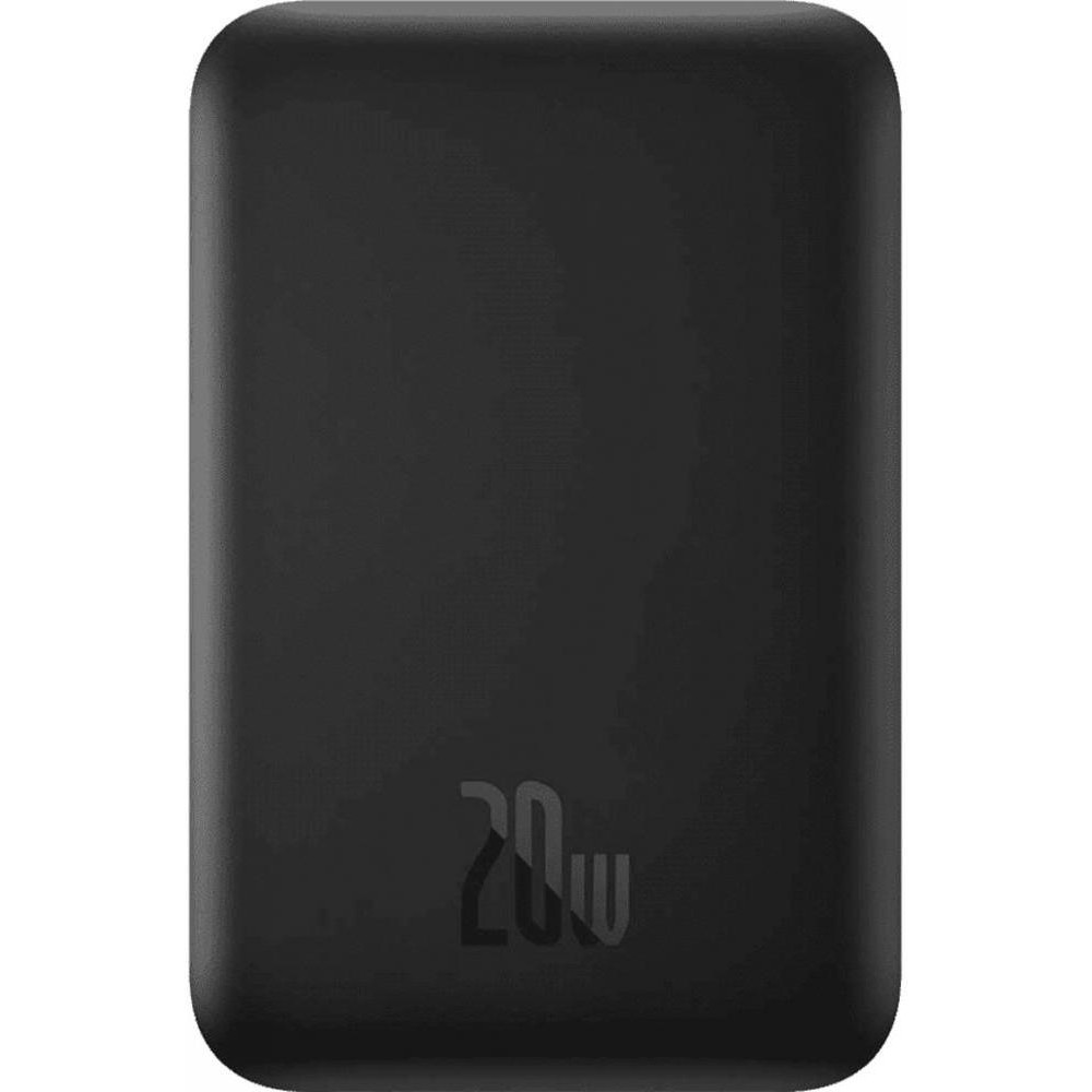 Baseus Power Bank Magnetic Wireless 6000mAh 20W Black (PPCX020001) - зображення 1