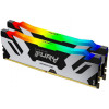 Kingston FURY 32 GB (2x16GB) DDR5 6400 MHz Renegade Silver RGB (KF564C32RSAK2-32) - зображення 7