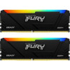 Kingston FURY 64 GB (2х32GB) DDR4 3200 MHz Beast RGB (KF432C16BB2AK2/64) - зображення 1