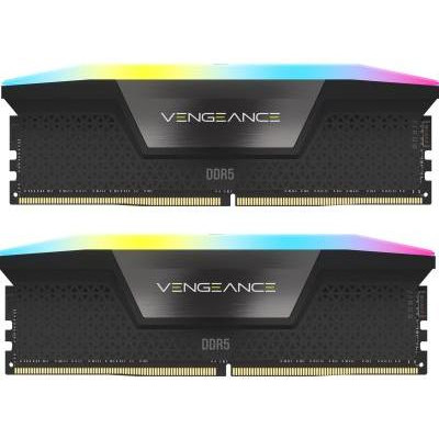 Corsair 64 GB (2x32GB) DDR5 6400 MHz Vengeance RGB (CMH64GX5M2B6400C32) - зображення 1