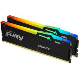   Kingston FURY 64 GB (2x32GB) DDR5 5600 MHz Beast RGB (KF556C40BBAK2-64)