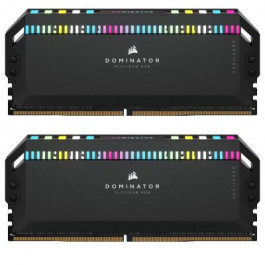   Corsair 32 GB (2x16GB) DDR5 6200 MHz Dominator Platinum RGB (CMT32GX5M2X6200C36)