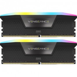   Corsair 64 GB (2x32GB) DDR5 6000 MHz Vengeance RGB (CMH64GX5M2B6000C40)