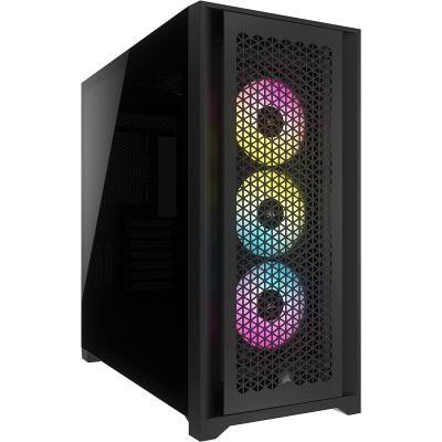 Corsair iCUE 5000D RGB AirFlow Black (CC-9011242-WW) - зображення 1