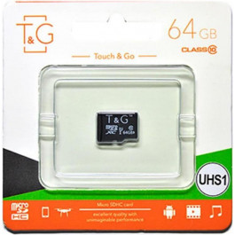   T&G 64 GB microSDXC Class 10 UHS-I (U1) TG-64GBSDCL10-00