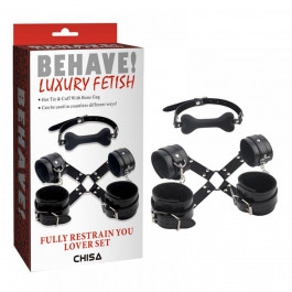   Chisa Novelties CH82242 Набор БДСМ 4 предмета Behave Luxury Fetish Fully Restrain You Lover Se Chisa (CH82242)