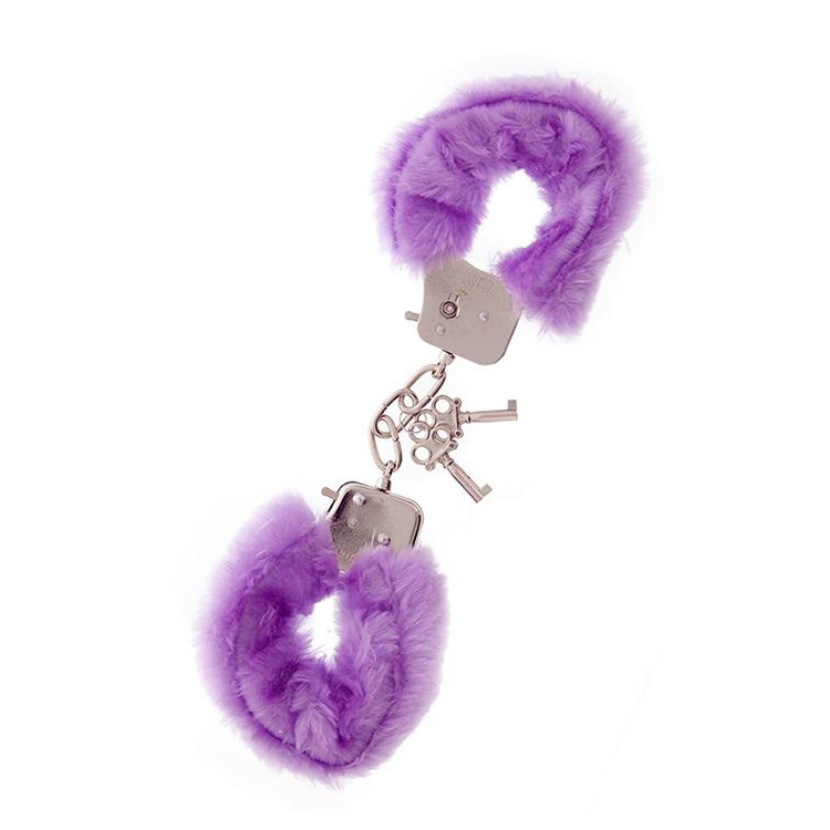 Dream toys Наручники Metal Handcuff with Plush, LAVENDER (T160035) - зображення 1