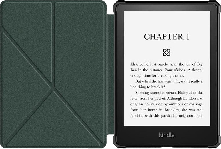 BeCover Ultra Slim Origami для Amazon Kindle Paperwhite 11th Gen. 2021 Dark Green (707220) - зображення 1