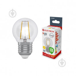   Electrum LED D45 4W E27 2900 GL LB- 4F проз. Rf (A-LB-0412)