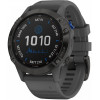 Garmin Fenix 6 Pro Solar Edition Black With Gray Band (010-02410-11/10) - зображення 1