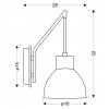 Candellux Бра  VARIO 1х60 Е27 (21-73495) - зображення 4