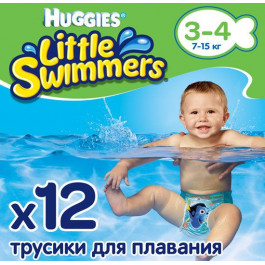   Huggies Little Swimmers Naz 3-4 12 шт