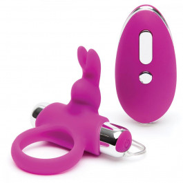   Fifty Shades of Grey Эрекционное кольцо с вибрацией Happy Rabbit Remote Control Cock Ring (FS75087)