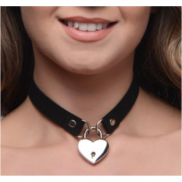    Чокер замок серце (2ремішка 2ключа) Lock-It Heart Choker With Lockabl (MAS37237)