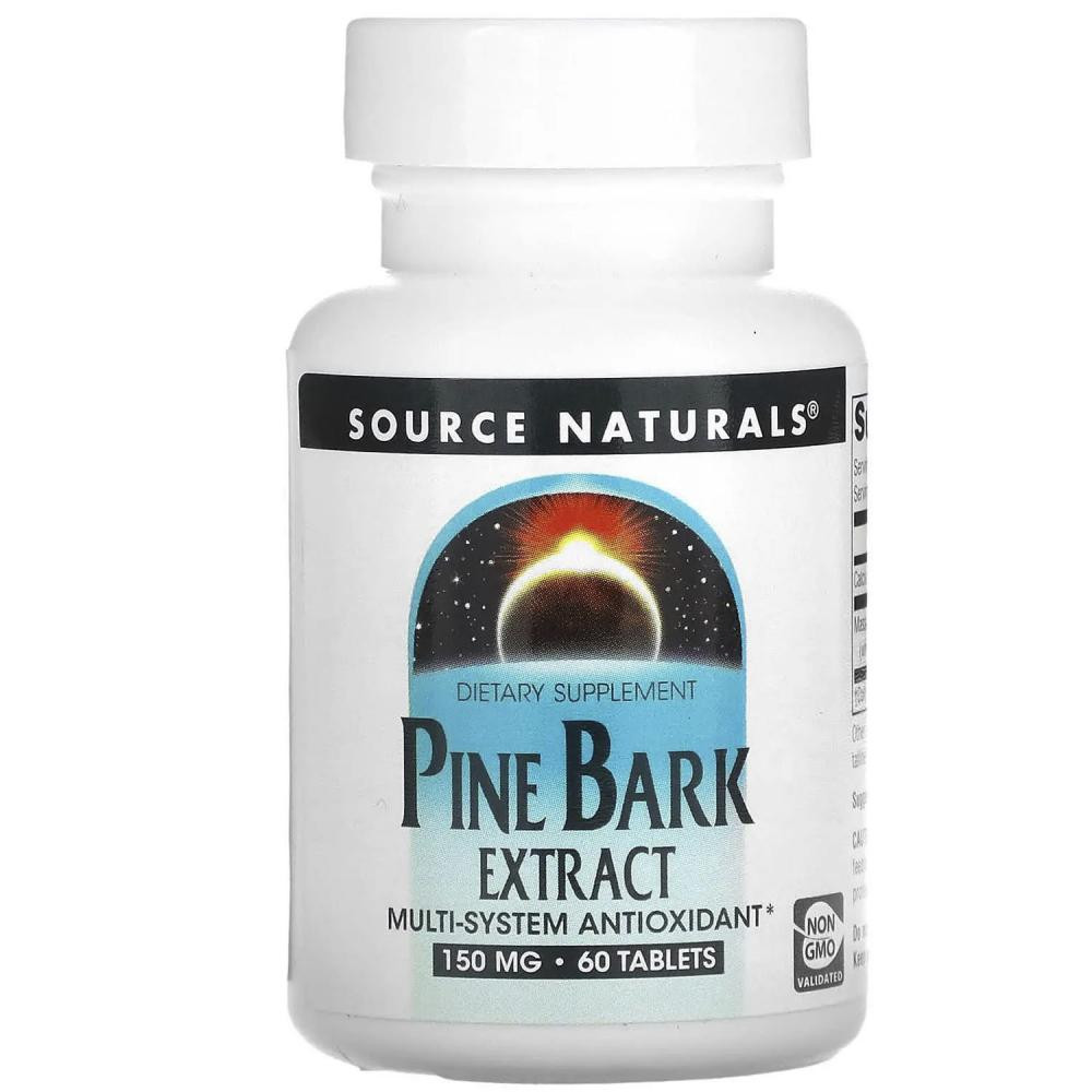 Source Naturals Pine Bark Extract, 60 Tab - зображення 1