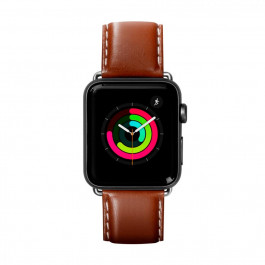   LAUT Ремешок  OXFORD для Apple Watch 1-4 размер 42/44 мм, Тобакко (LAUT_AWL_OX_BR)