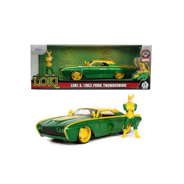   Jada Marvel Ford Thunderbird (1963) з фігуркою Локі, масштаб 1:24 (253225026)