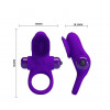 Baile Эрекционное кольцо с вибрацией Pretty Love Vibrant penis ring II (BI-210205) - зображення 7