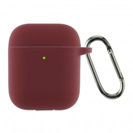   ArmorStandart Чохол  Ultrathin Silicone Case With Hook для Apple AirPods 2 Burgundy (ARM59680)