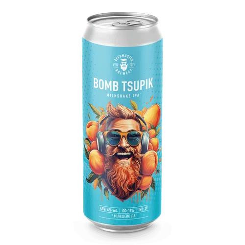 Beermaster Brewery Пиво  Bomb Tsupik світле нефільтроване, 0,33 л (4823096425511) - зображення 1