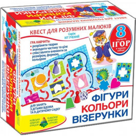   Енергія плюс Игра-квест Фигуры, цвета, узоры, укр. (4820121184429)