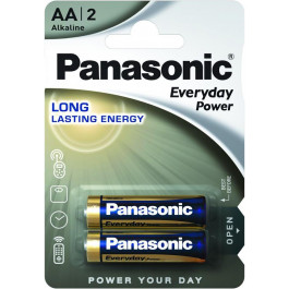   Panasonic AA bat Alkaline 2шт Everyday Power (LR6REE/2BR)