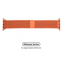   ArmorStandart Ремешок  Milanese Loop Band для Apple Watch All Series 38/40 mm Orange (ARM55248)