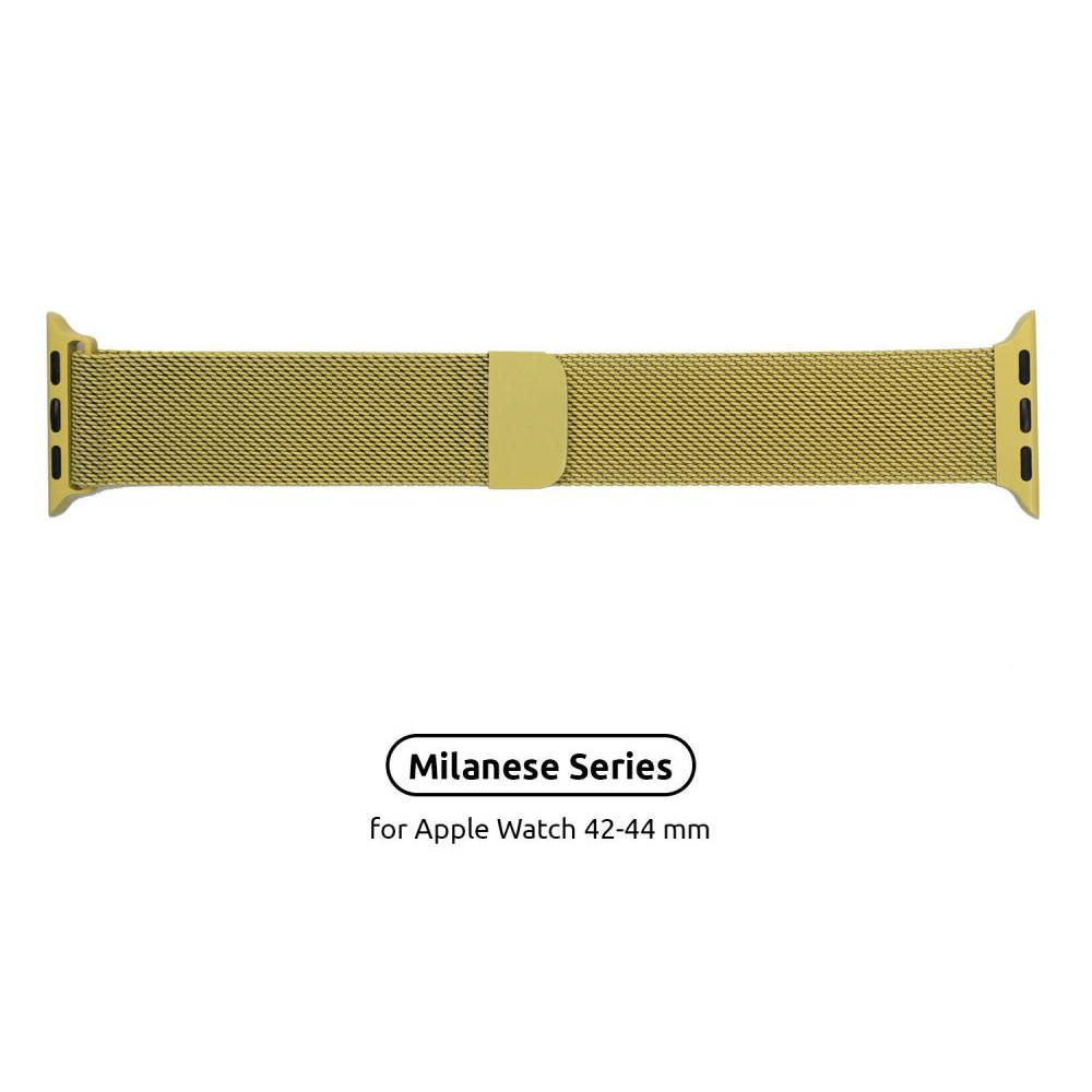 ArmorStandart Ремешок  Milanese Loop Band для Apple Watch All Series 42/44 mm Yellow (ARM55261) - зображення 1