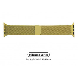   ArmorStandart Ремешок  Milanese Loop Band для Apple Watch All Series 38/40 mm Yellow (ARM55253)