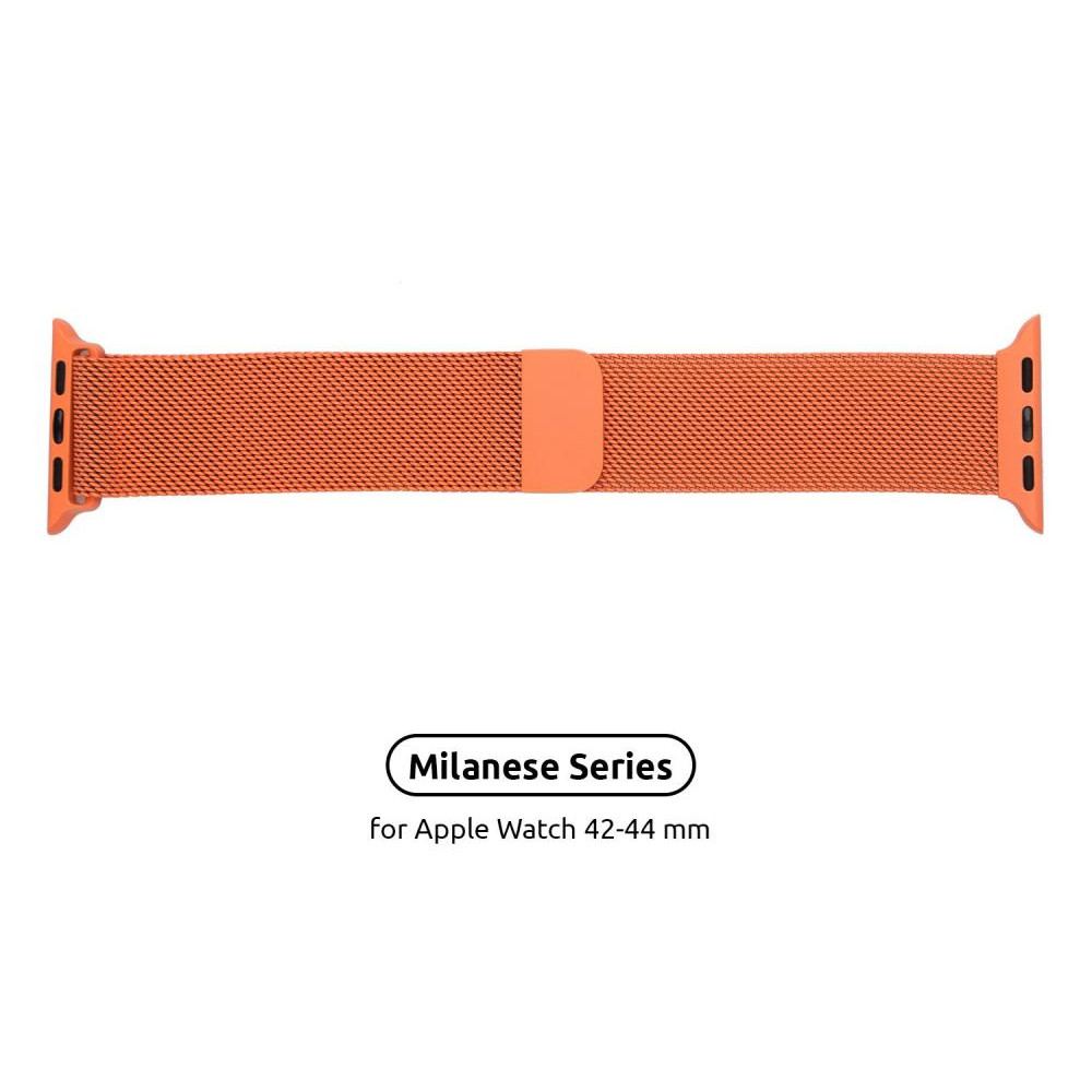 ArmorStandart Ремешок  Milanese Loop Band для Apple Watch All Series 42/44 mm Orange (ARM55249) - зображення 1