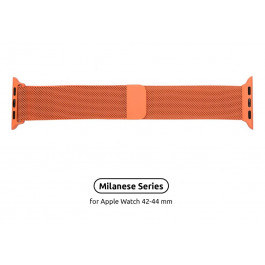   ArmorStandart Ремешок  Milanese Loop Band для Apple Watch All Series 42/44 mm Orange (ARM55249)