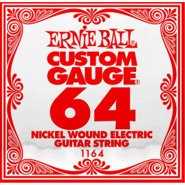   Ernie Ball Струна 1164 Nickel Wound Electric Guitar String .064