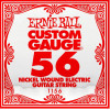 Ernie Ball Струна 1156 Nickel Wound Electric Guitar String .056 - зображення 1