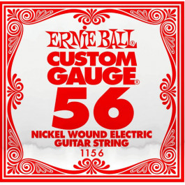   Ernie Ball Струна 1156 Nickel Wound Electric Guitar String .056