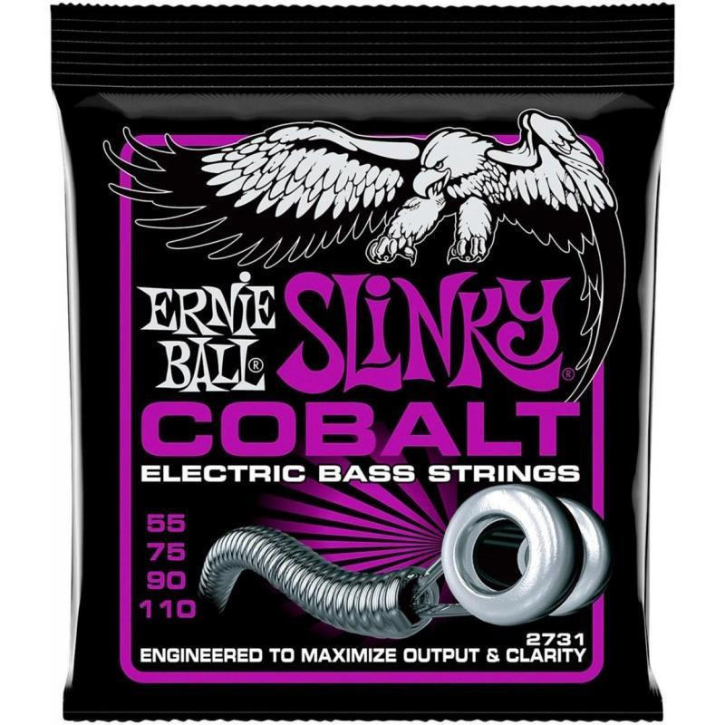 Ernie Ball P2731 Cobalt Power Slinky Bass 4-Strings 55/110 - зображення 1