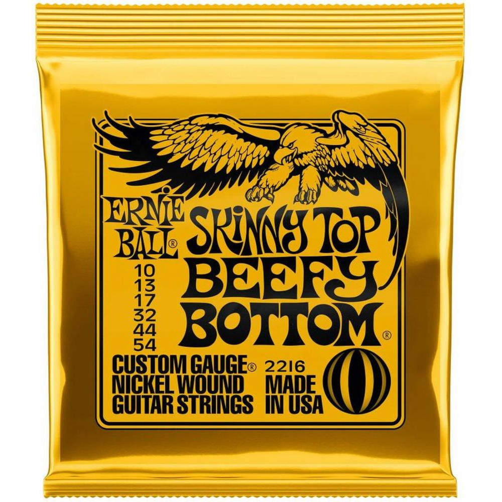 Ernie Ball Струны для электрогитары P2216 Skinny Top Beefy Bottom Nickel Wound 10/54 - зображення 1