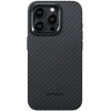 Pitaka MagEZ Case Pro 4 Twill 1500D Black/Grey for iPhone 15 Pro (KI1501PP) - зображення 1