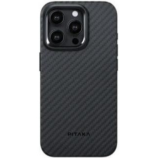 Pitaka MagEZ Case Pro 4 Twill 1500D Black/Grey for iPhone 15 Pro (KI1501PP) - зображення 1